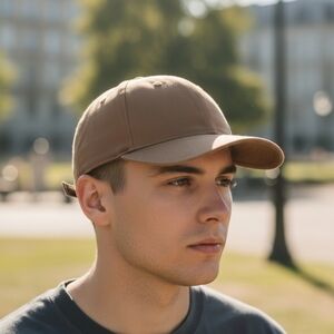 Carhartt Brown Canvas Baseball Hat Adjustable Snapback Durable workwear outdoor